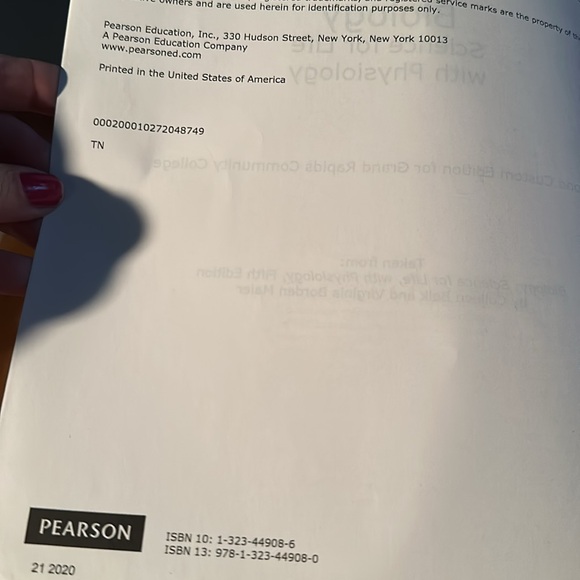 Biology Science for Life with Physiology Belk/Borden 2nd Ed. GRCC Comm College - Picture 15 of 15